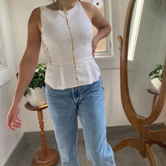Fitted flare blouse - Picture 2 of 10
